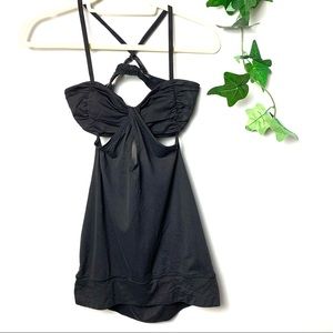 Black Lululemon tank top with built in Bra